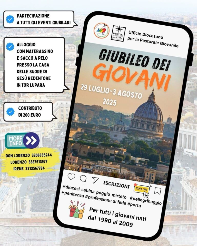 locandina giubileo giovani