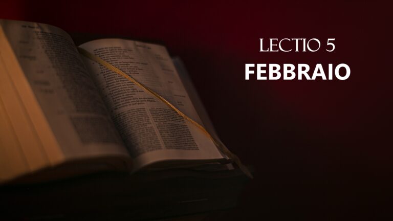 Lectio5 - febbraio